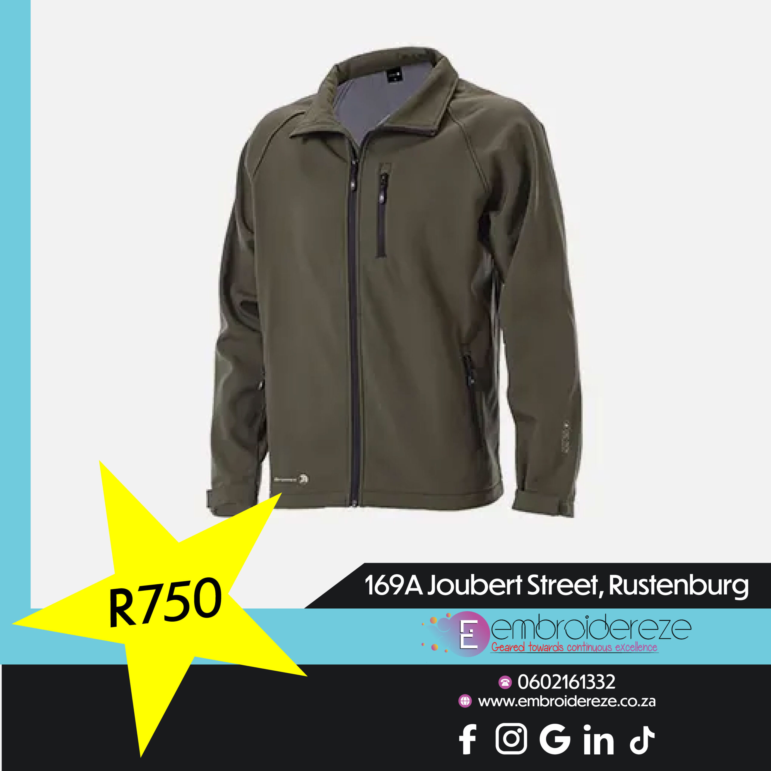Olive Softshell Jacket Special!